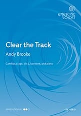 Clear the Track TTB choral sheet music cover